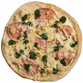 Spinach Pizza with Chicken