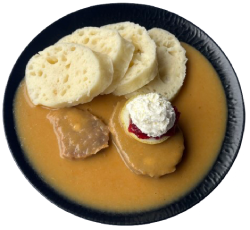 Svíčková omáčka s hovězím masem sous-vide