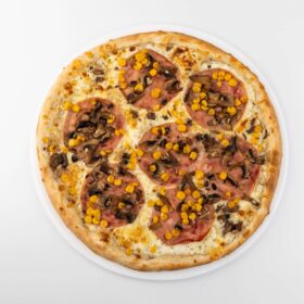 Pizza Žampionová s kukuřicí